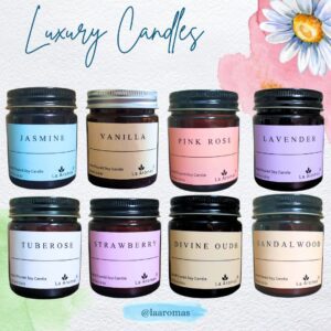 Soy wax Candles La Aromas