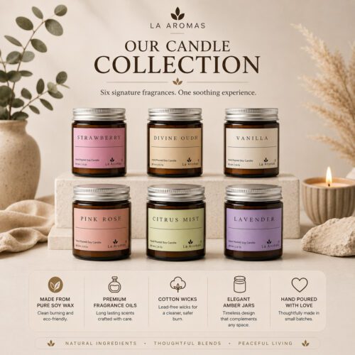 La Aromas Soy Candle Collection