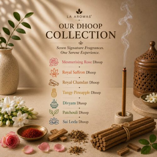 La Aromas Premium Dhoop Sticks Pack