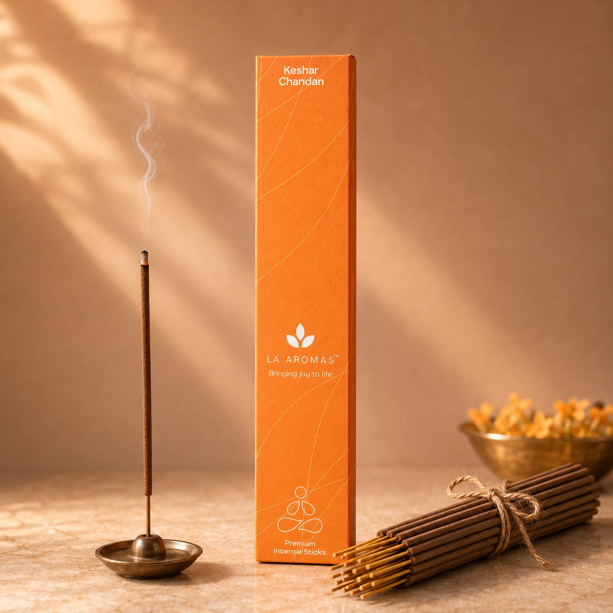 Premium Keshar Chandan Incense Sticks (Agarbatti)