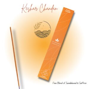 Charcoal free Keshar Chandan Incense La Aromas