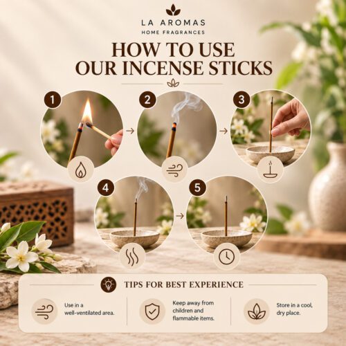 How to use La Aromas incense & Dhoop Sticks