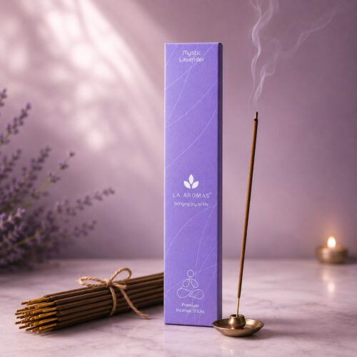 La Aromas Mystic Lavender Premium Incense Sticks Pack