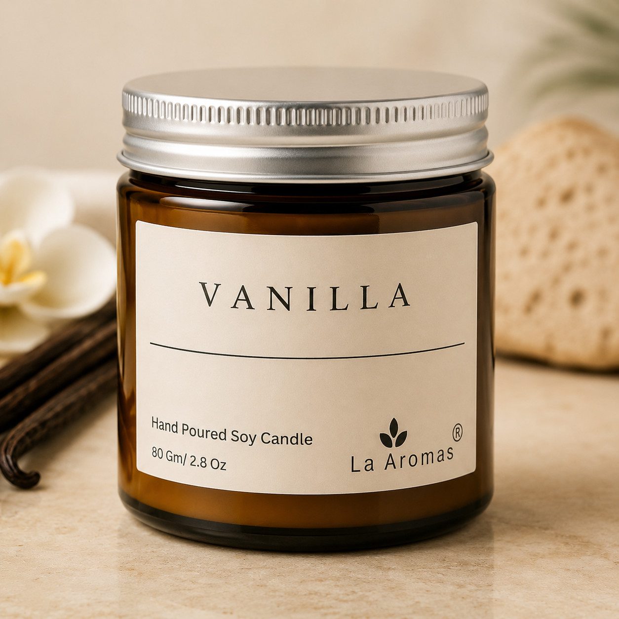Vanilla Scented Soy Wax Candle