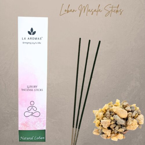 La Aromas Natural Loban Masala Incense Sticks - Traditional Collection.