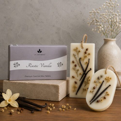 La Aromas Rustic Vanilla Wax Tablet Cupboard Freshener