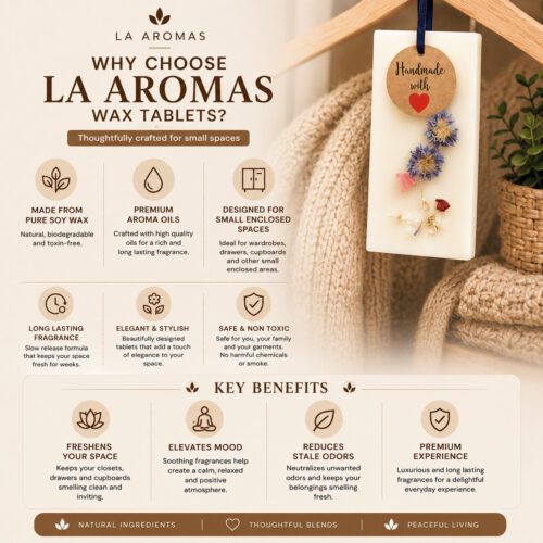 Benefits of La Aromas Wax Tablet Cupboard Fresheners