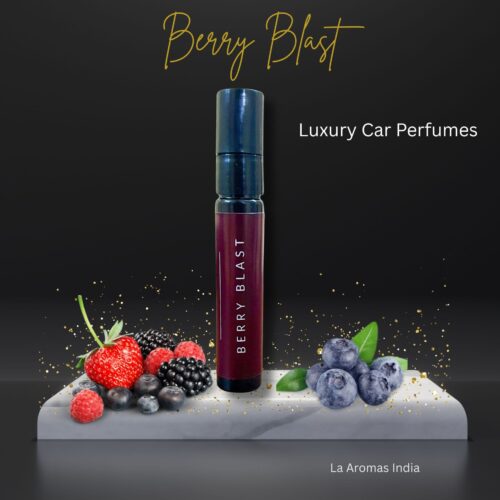 La Aromas Berry Mist Car Perfume - Rich Berry Spray and Card System.