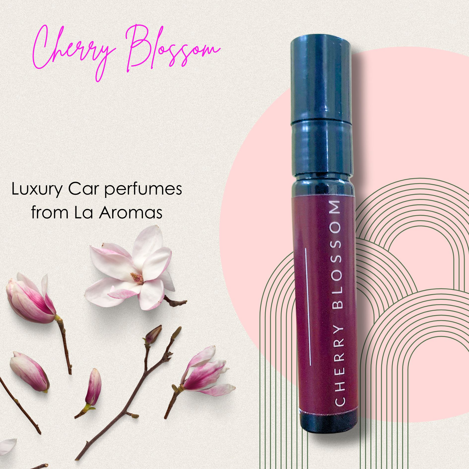 Cherry Blossom Car Perfume | Enchanting Floral | Long-Lasting - Image 3