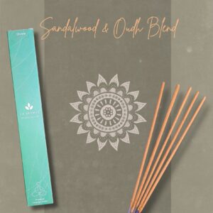 La Aromas Divine incense Sandalwood & Oudh blend