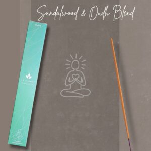 Divine incense Sandalwood & Oudh blend La Aromas