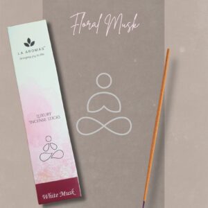 Charcoal free White musk Incense La Aromas