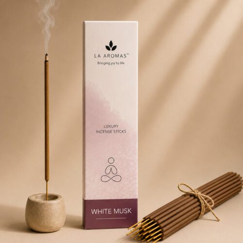 La Aromas White Musk Premium Incense Sticks Pack