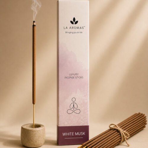 La Aromas White Musk Premium Incense Sticks Pack