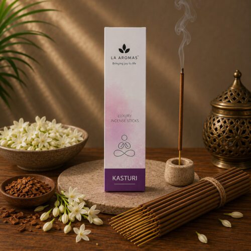 La Aromas Kasturi Incense Sticks with Warm Musky Aroma