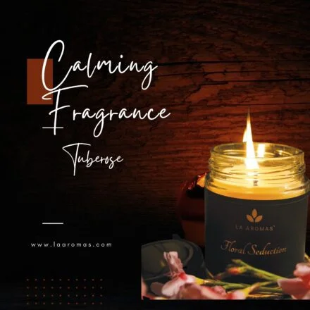 Tuberose scented candle