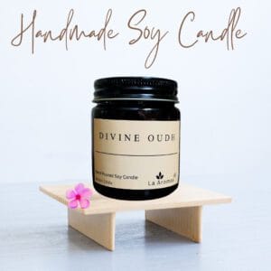 Oudh Soy wax Candle La Aromas Home Fragrance