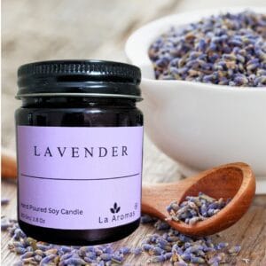 Lavender soy Candle La Aromas