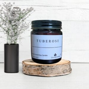 Soy wax candle Tuberose from La Aromas